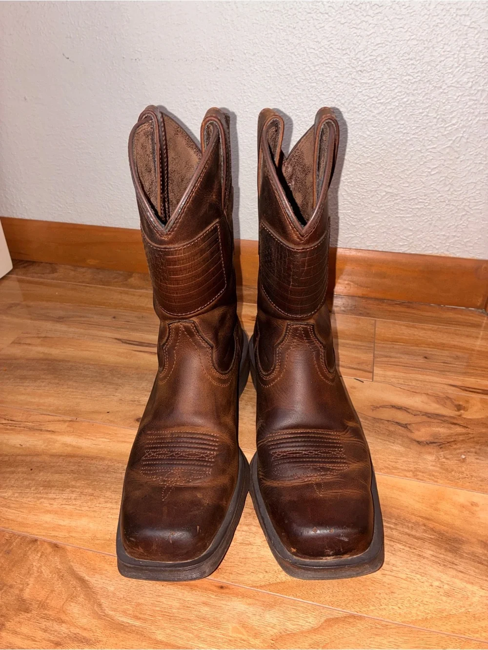 Ariat Men’s Rambler Patriot Western Flag Square Toe Boots- size 7 D